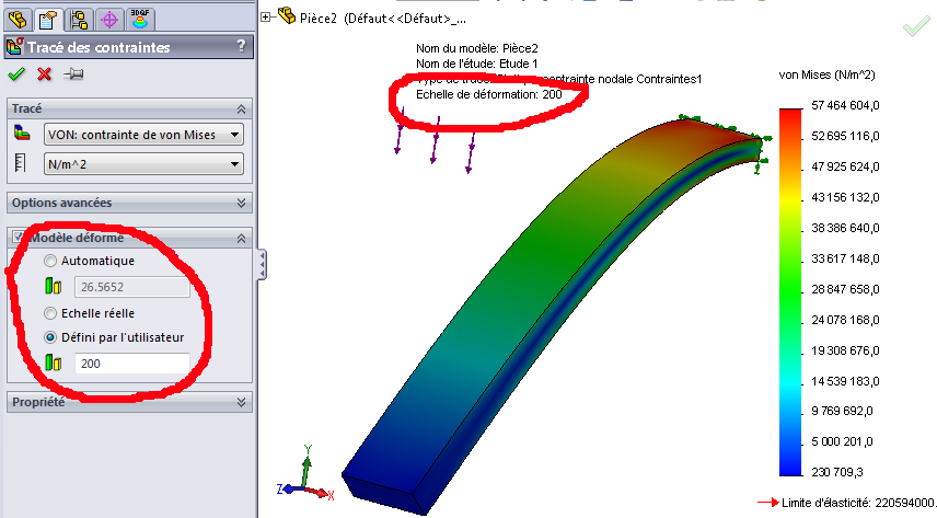 Lancement du calcul et interprétation des résultats Simulation